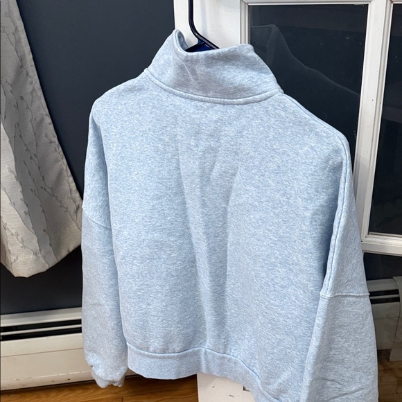 Under Armour Light Blue  Quarter-Zip Sweatshirt - Picture 2 of 4